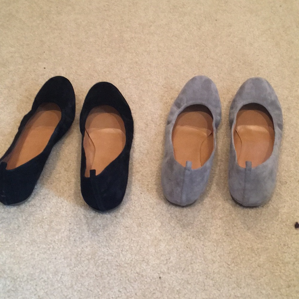 J crew velvet flats 30 for both pairs